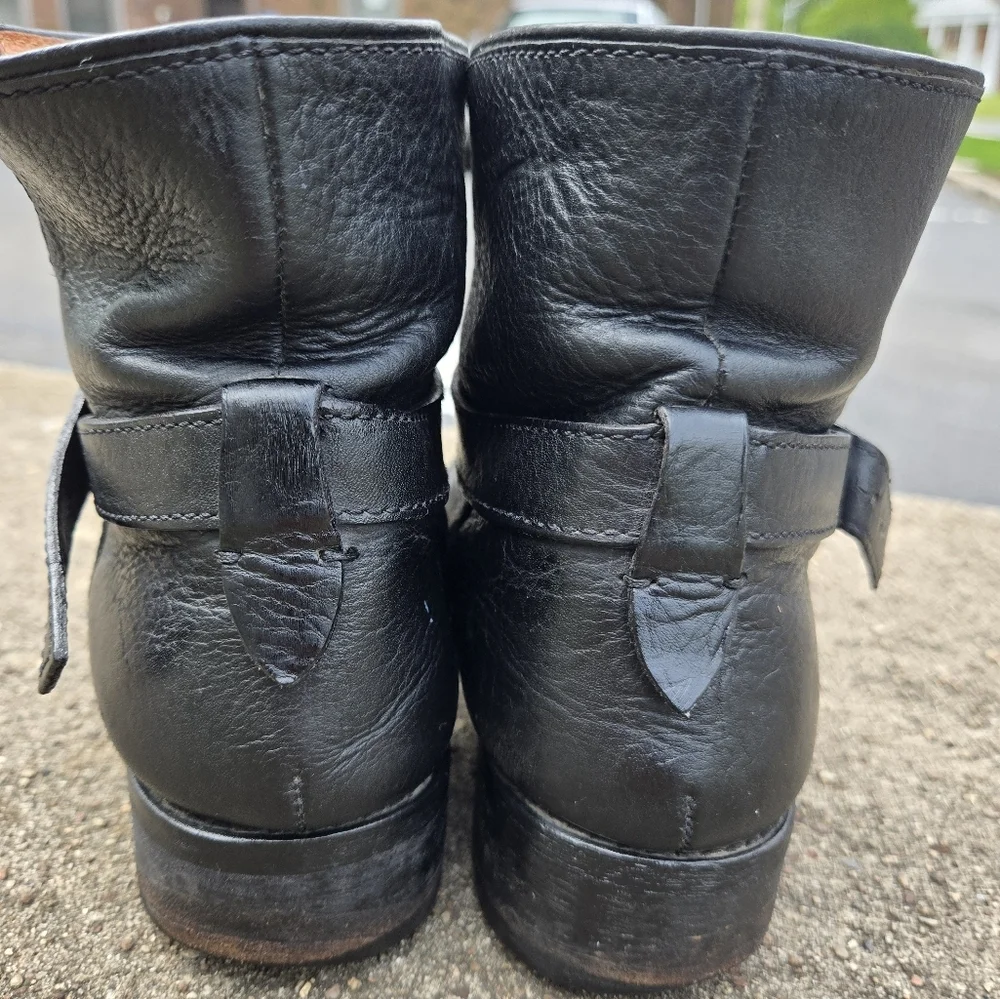 Madewell Black Leather Boots - Size 6 - Picture 4 of 7